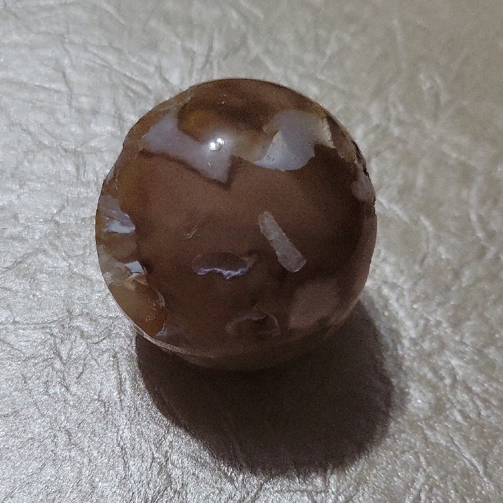 Flower Agate Crystal Sphere